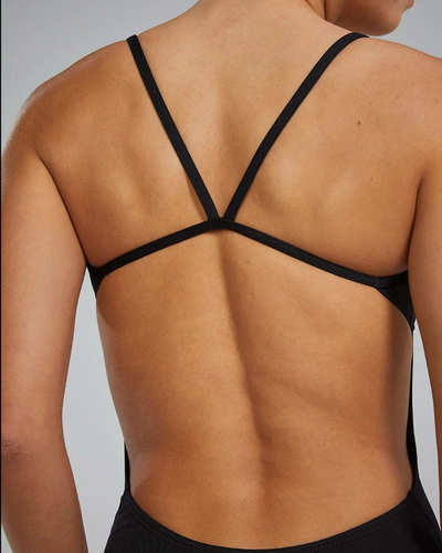 בגד ים נשים גב פתוח SOLID CUTOUTFIT BLACK