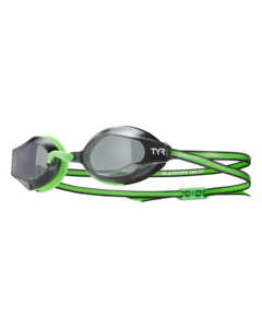 משקפת שחיה פנים צרות BLACKOPS 140 EV RACING JR. SMOKE/FL GREEN