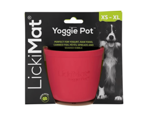 Licki mat - yoggie pot כוס האכלה \ ליקוק בצבע ורוד