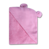 מגבת רחצה קפוצ'ון עם אוזניים 100% כותנה - ורוד פוקסיה