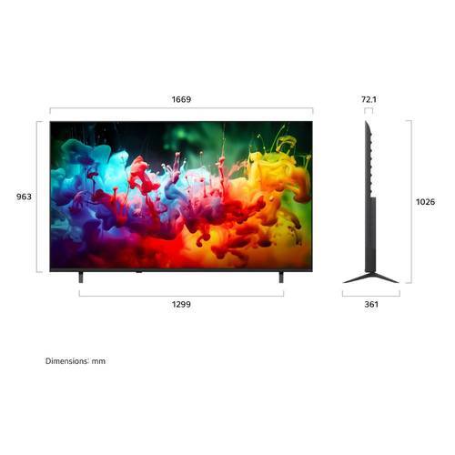 טלוויזיה חכמה LG 75