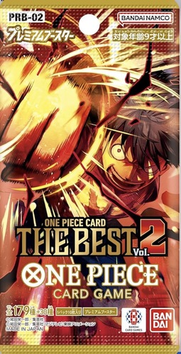 One Piece Card Game The Best Vol.2 PRB-02 Japanese Booster Pack ‏ ‏חבילת  בוסטר מקורית