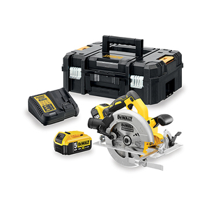 מסור עגול נטען DEWALT- 18V 5AH BL 