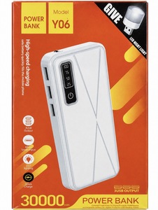 סוללת גיבוי Power Bank Y06 30000mAh טעינה מהירה