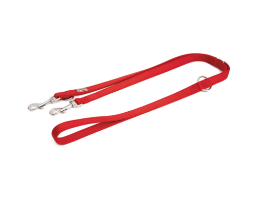 FREEDOG רצועות ניילון משטרתיות לאימון אדום
