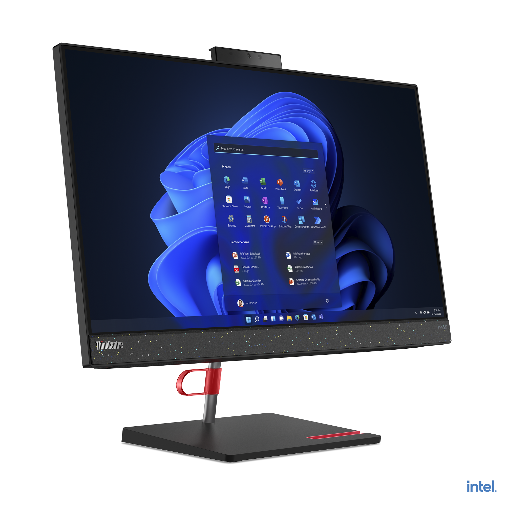 מחשב All in One ThinkCentre neo 50a 27 Gen 6 LNL 13QF001HIV Lenovo לנובו