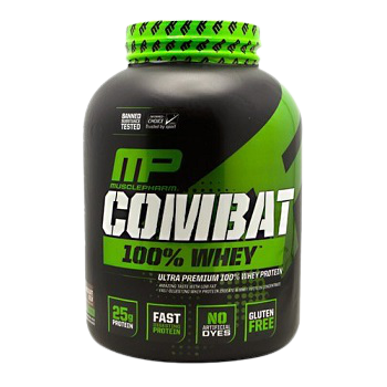 MUSCLEPHARM COMBAT 100% WHEY | אבקת חלבון | בטעם קופיצ'ינו | 2.27 ק"ג | 