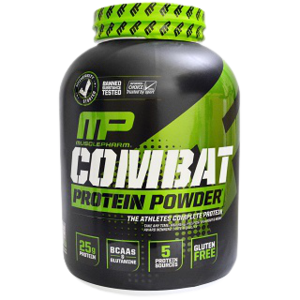 MUSCLEPHARM | COMBAT PROTEIN POWDER | קומבט אבקת חלבון | בטעם בננה | 1.814 ק"ג |