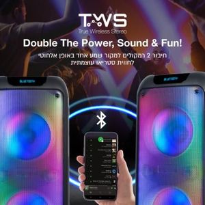 ‏בידורית קריוקי Pure Acoustics WOMB-208 פיור אקוסטיקס