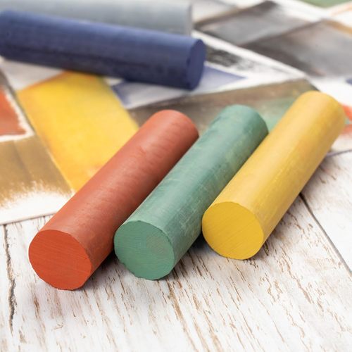 גירי פחם עבים צבעוניים ART CHUNKY SET