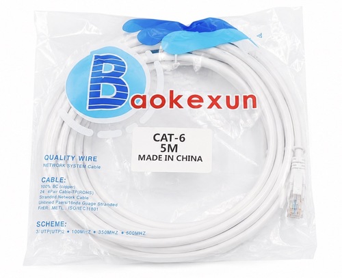 כבל רשת CAT6 5M Ethernet Cable RJ45