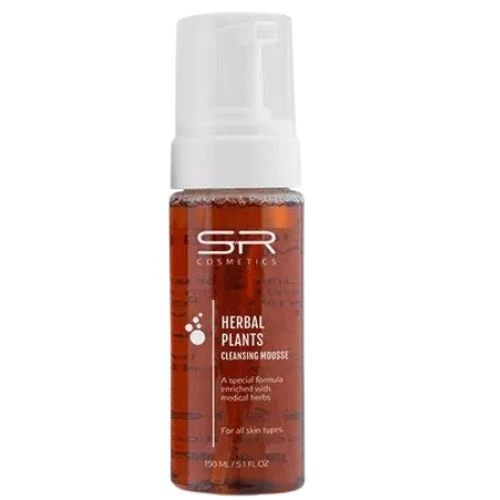 מוס צמחי מרפא של SR COSMETICS לניקוי עדין וריענון עור הפנים 250ml