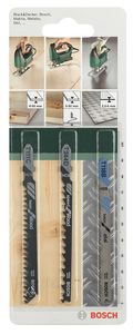 סט להבי ג׳יגסו T-Shank לעץ ולמתכת | 3 יחידות – 2609256741 – Bosch