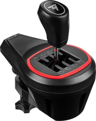 באנדל הגה מקצועי הכולל דוושות + מוט הילוכים Thrustmaster