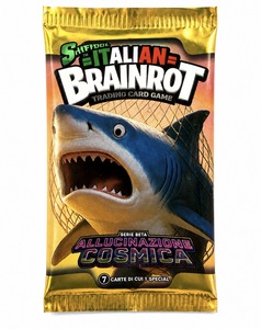  Italian Brainrot Trading Card Game Allucinazione Cosmica Booster Pack