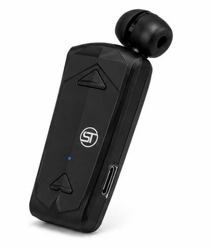 אוזניית Bluetooth  Earphone Retractable  Clip-On SmarTech Premium Quality