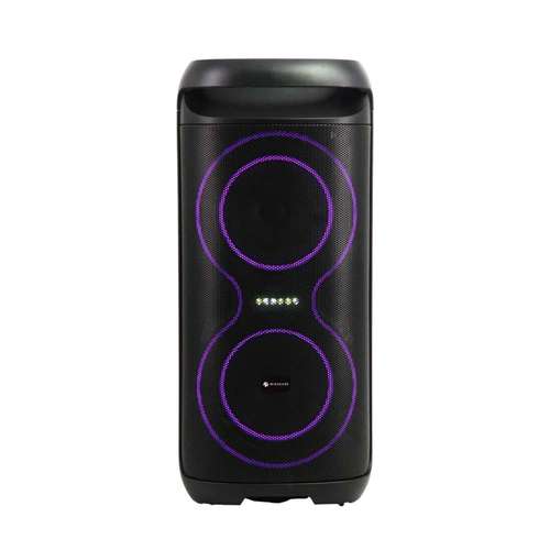 בידורית נטענת עם מיקרופון אלחוטי 80W עם תאורה Miracase MKS50