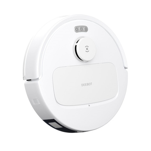 שואב אבק שוטף רובוטי כולל תחנת עגינה Ecovacs אקווקס Deebot N20e Plus - לבן