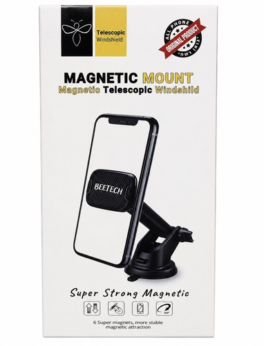 מעמד מגנטי לרכב BeeTech – Telescopic Windshield Mount