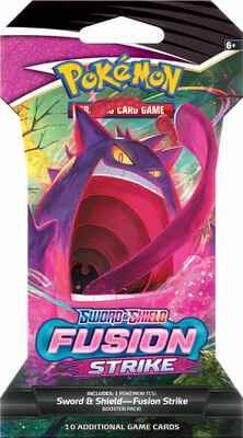 קלפי פוקימון חבילה מוסלבת פיוזן סטרייק Fusion Strike Sleeved Booster Pack - SWSH08: Fusion Strike (SWSH08)