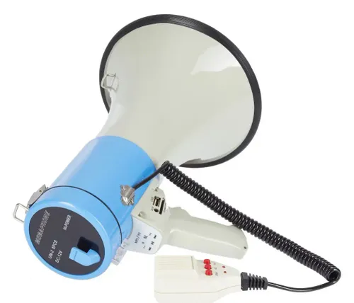 Smarter Plus מגפון מיקצועי להפגנות עם נגן מובנה בלוטוס וסוללה נטענת