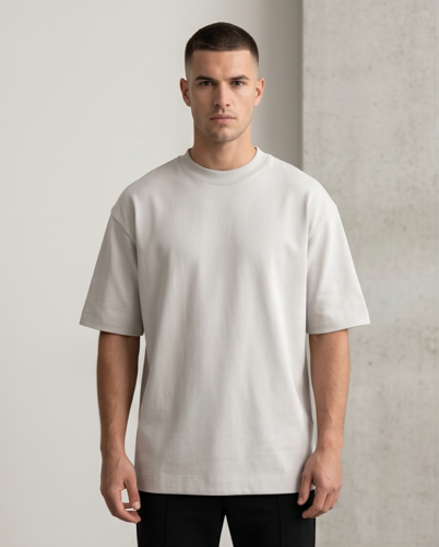 חולצה BALR מידות XS-XXL לגברים בגוון אבן