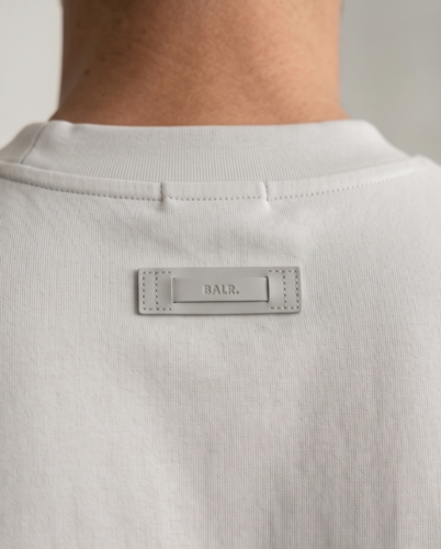 חולצה BALR מידות XS-XXL לגברים בגוון אבן