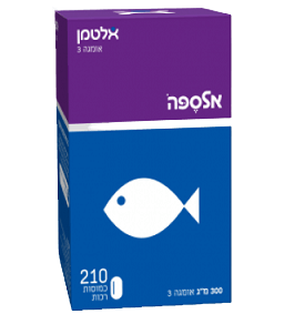 טבע זול | אלספה אומגה 3? אלטמן - 210 כמוסות