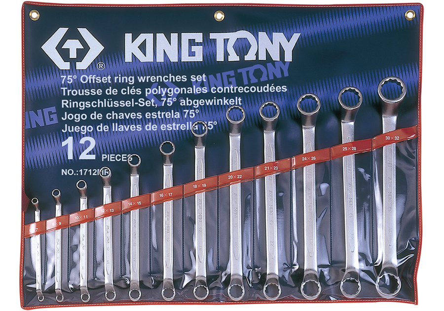 סט מפתחות רינג רינג 12 יחידות מ"מ K.T
