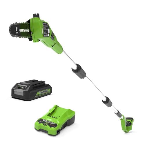 מסור גבהים טלסקופי נטען Greenworks PS24B00 מק
