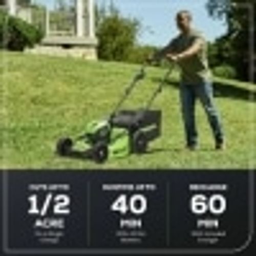 מכסחת דשא Greenworks GLM801602 80V PRO 21