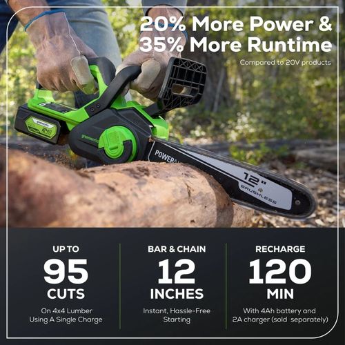 מסור שרשרת Greenworks CS24L00 24V 12