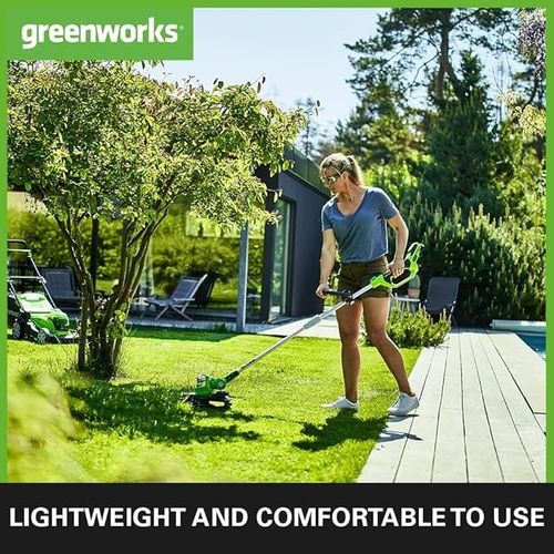 גוזם דשא וקוצץ קנטים נטען Greenworks G24VST מק