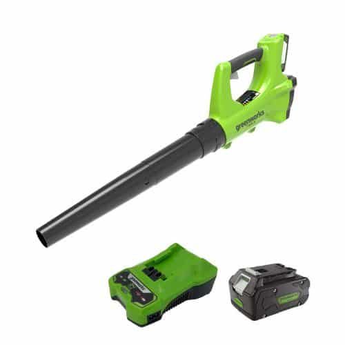 מפוח עלים נטען Greenworks BA24B210 מק