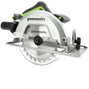 מסור עגול נטען 7-1/4" - Greenworks CRD401 Brushless 24V
