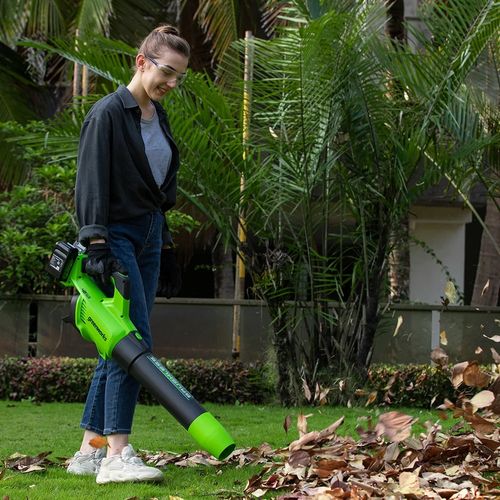 מפוח עלים Greenworks GD24X2AB 48V Brushless מק