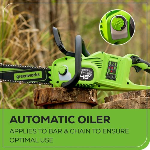 מסור שרשרת Greenworks 48V Brushless מק