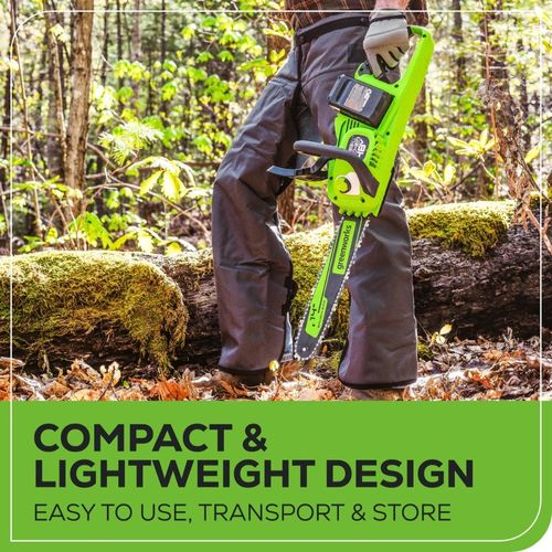 מסור שרשרת נטען Greenworks 48V Brushless מק