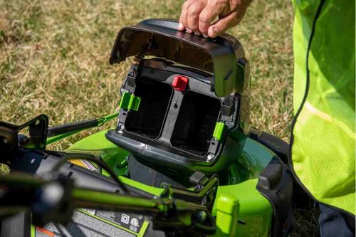 מכסחת דשא Greenworks GLM801602 80V PRO - מכסחת 21 אינץ' הנעה עצמית עם מנוע DigiPro Brushless וטכנולוגיית SmartCut לגינות עד חצי אקר