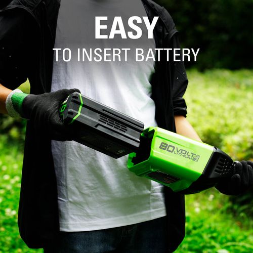 גוזם גדר חיה טלסקופי נטען Greenworks PH80B00 - כלי גיזום מקצועי 80V עם להבים כפולים 20 אינץ' וראש מתכוונן לגיזום גדרות חיות גבוהות
