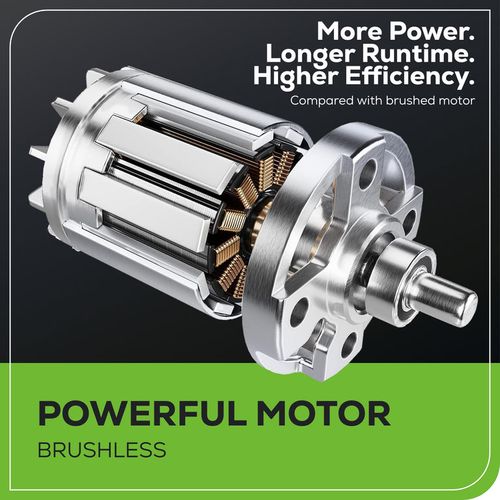 מסור גיזום על מוט נטען Greenworks PS80L210 מק