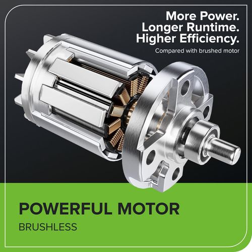 גוזם גדר על מוט נטען Greenworks PH80L01 80V Pro Brushless עם להב כפול 51 ס