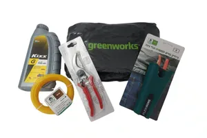 ערכת עבודה לגנן מקצועית עם אביזרים חיוניים - Greenworks Professional Kit