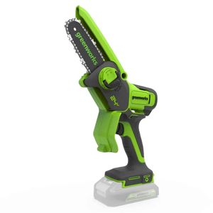 מסור שרשרת מיני נטען 10 ס"מ - Greenworks G24MCS10 24V