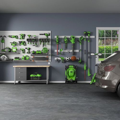 ספירלה נטענת לביוב Greenworks G24DA - כלי מקצועי לפתיחת סתימות עם כבל 7.5 מטר וראש קפיץ נירוסטה, מנוע 550 סל