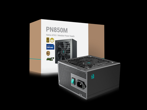 ספק כוח מודולרי DeepCool Gamer Storm PN850M 850W 80+ Gold ATX 3.1 PCIe 5.1 PN850M למחשבי גיימינג