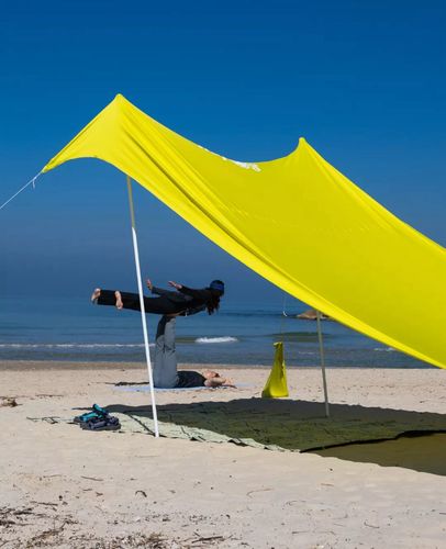 אוהל חוף- ציליית חוף 2.80X2.80 OUTDOOR SOLEY