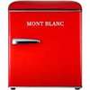 מקרר רטרו משרדי עם מקפיא 46 ליטר Mont Blanc MBR-90DF De-Frost