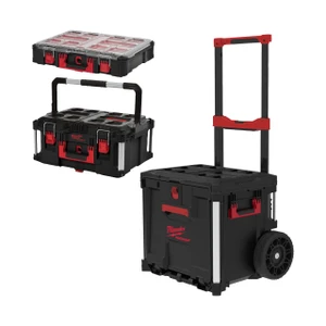 ערכת שלישיית טרולי מגירה + ארגז 2 + אורגנייזר PACKOUT 4932498984