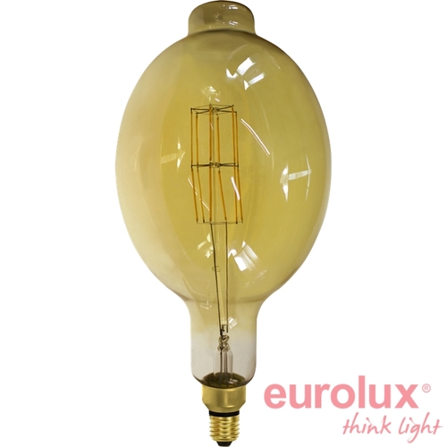 ג'מבו לד דמוי להט 8W E27 2400K BT180 ניתן לעמעום יורולוקס 
